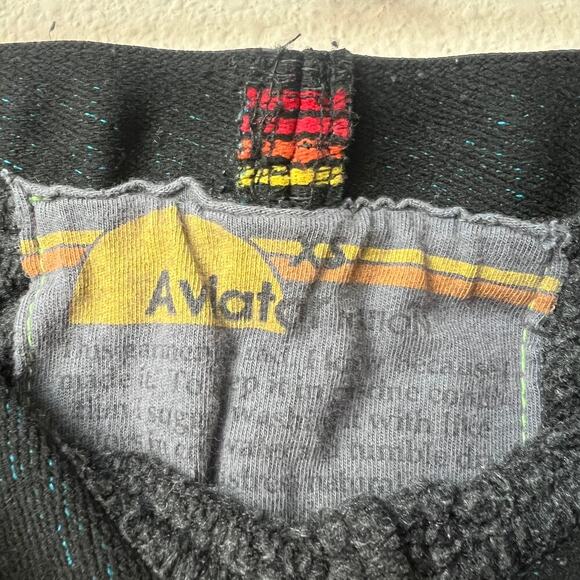 Aviator Nation Rainbow Stripe Black Sweatpants Size XS - Picture 4 of 5